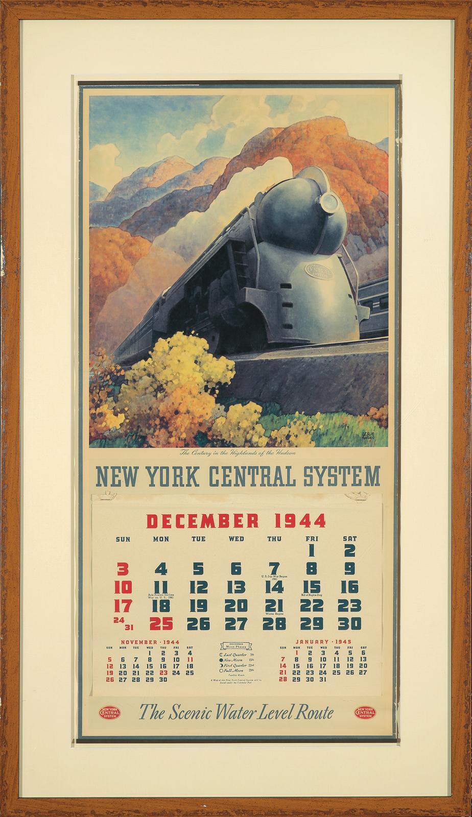 New York Central / The Century in the Highlands of the Hudson. 1944. |  Poster Auctions International,