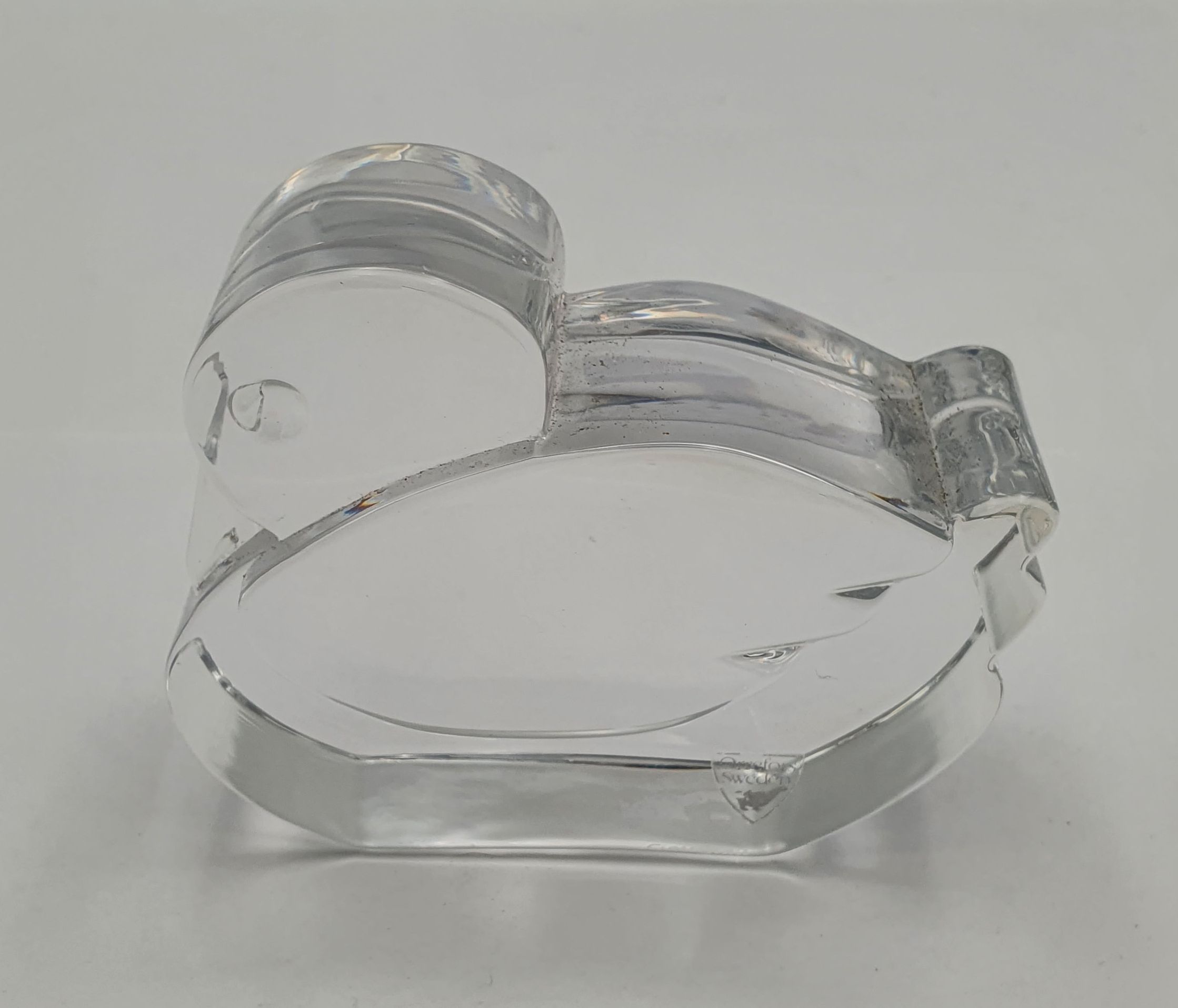 550 · AN ORREFORS CRYSTAL DUCK FIGURE