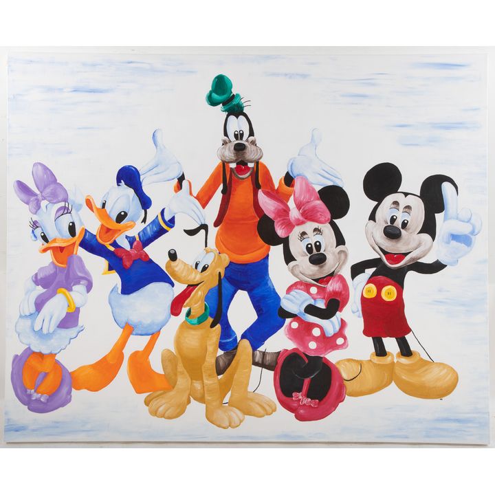 Homage to Disney. acrylic on canvas