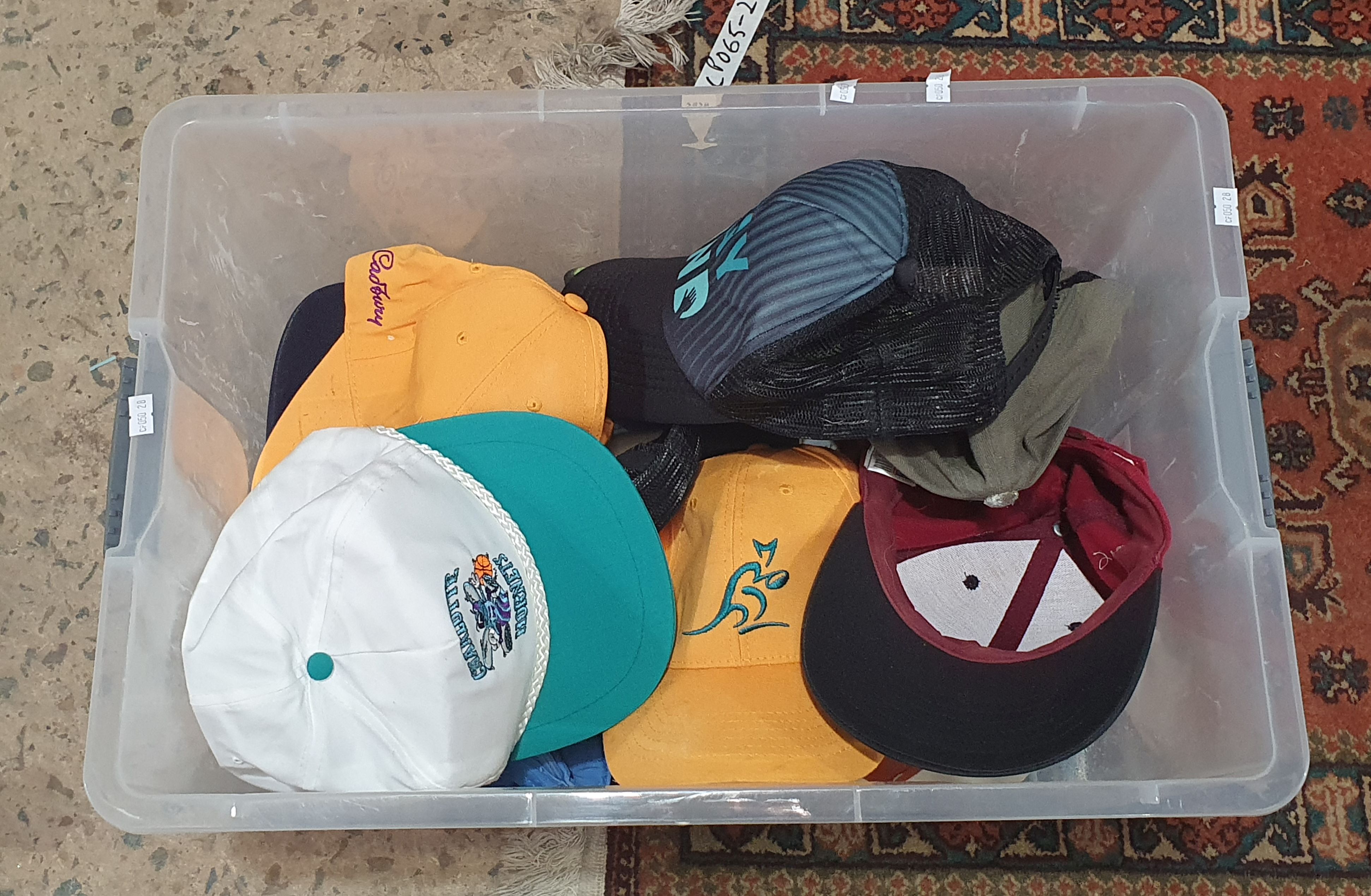 A Group Of Baseball Caps
