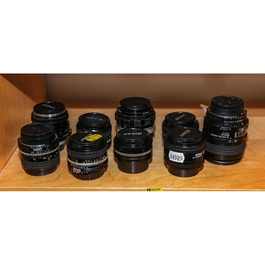 A Collection of Nikon Lenses