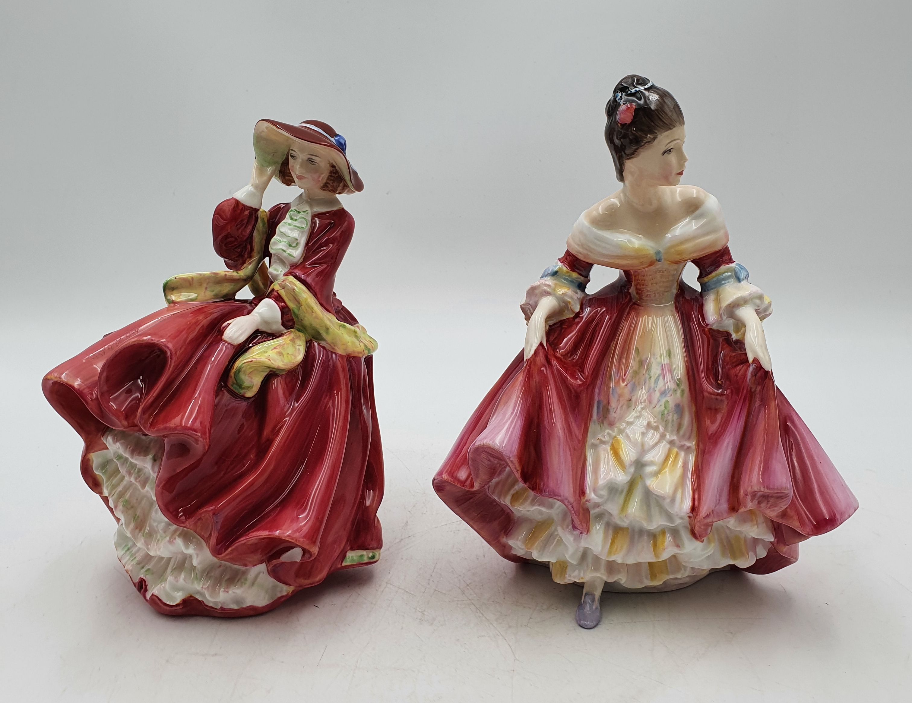TWO ROYAL DOULTON LADY FIGURES
