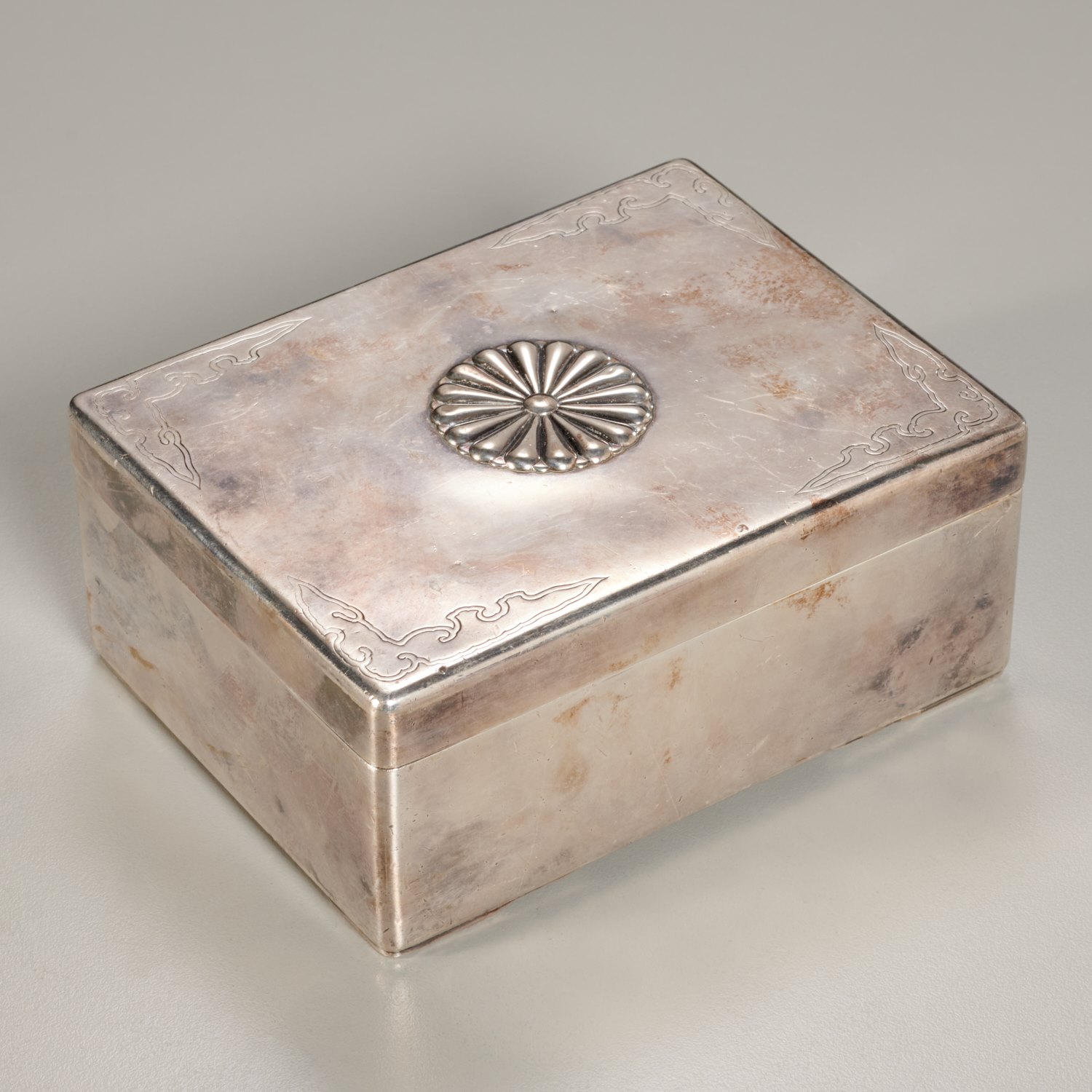 Japanese Imperial silver presentation box | Millea Brothers