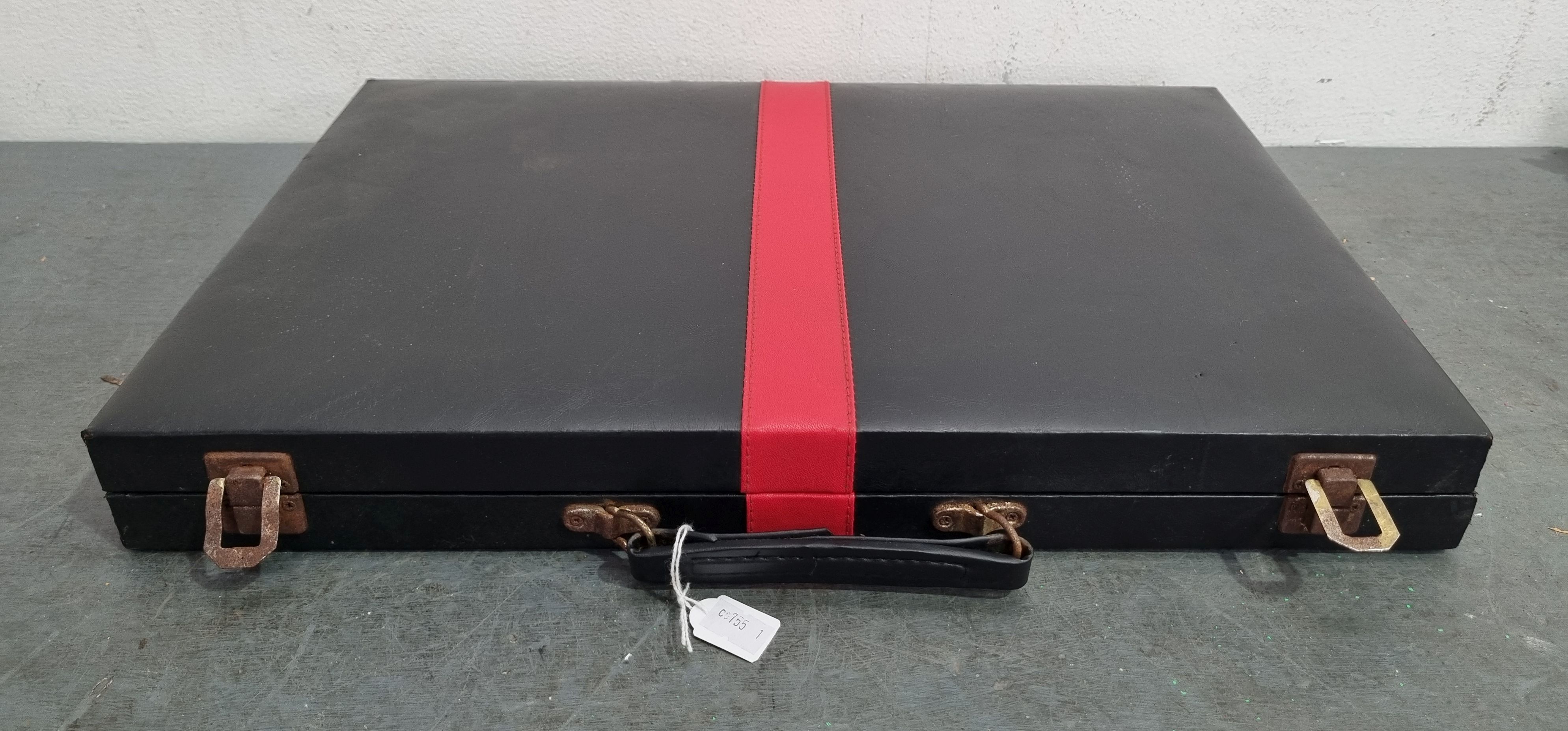 A 1970s Backgammon Set