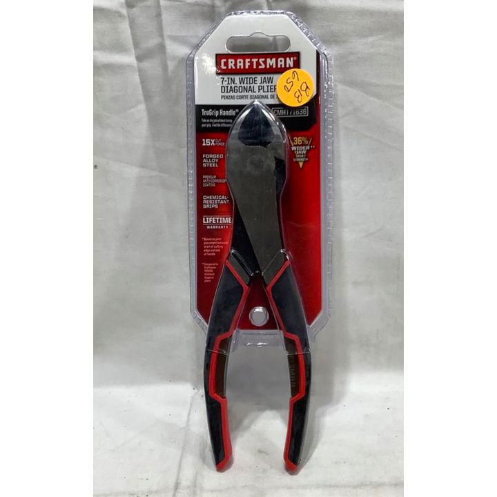 Craftsman 7in Wide Jaw Diagonal Pliers