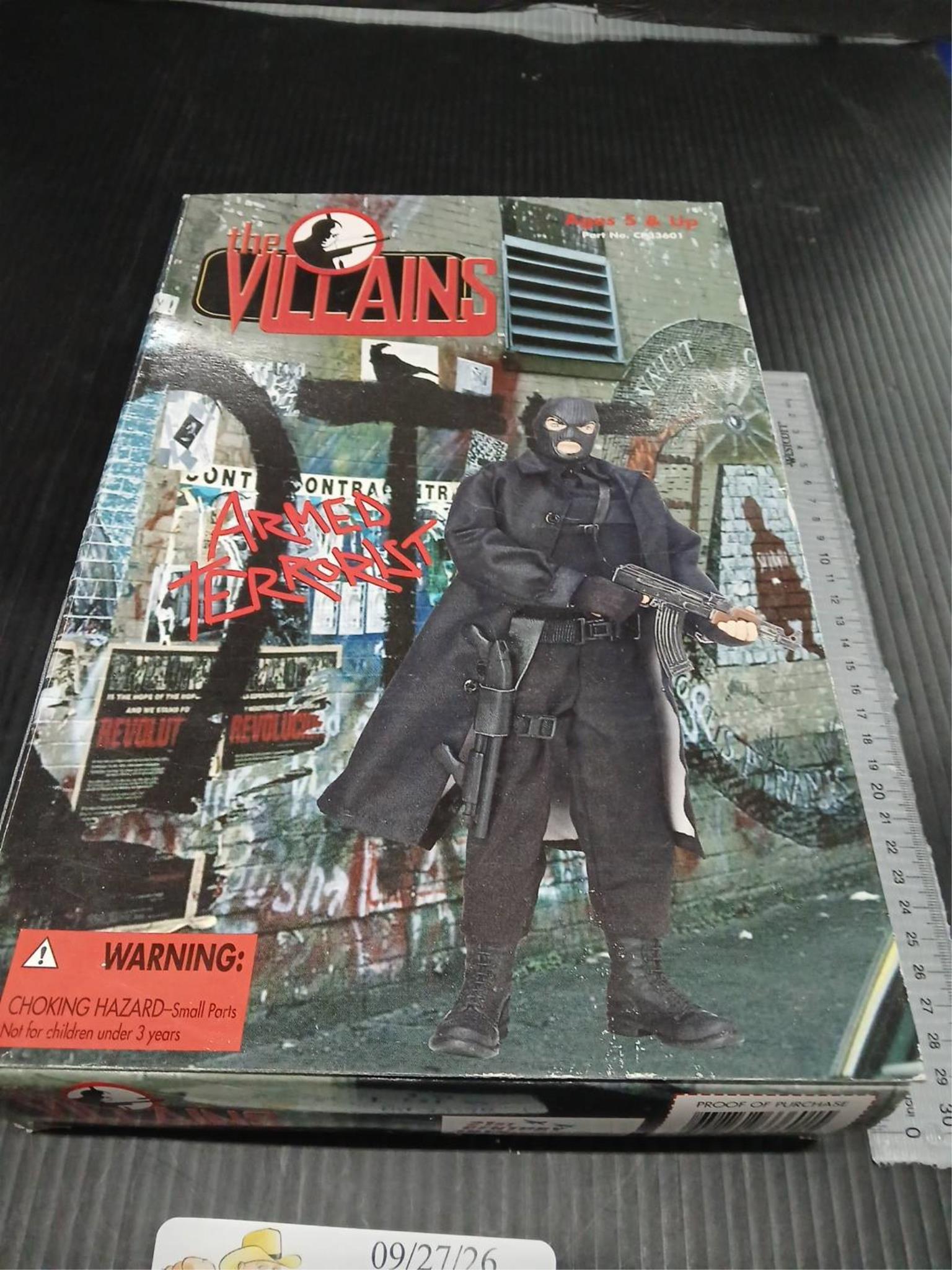 The Villains Armed Terrorist Action Figure Boxed | Lightning