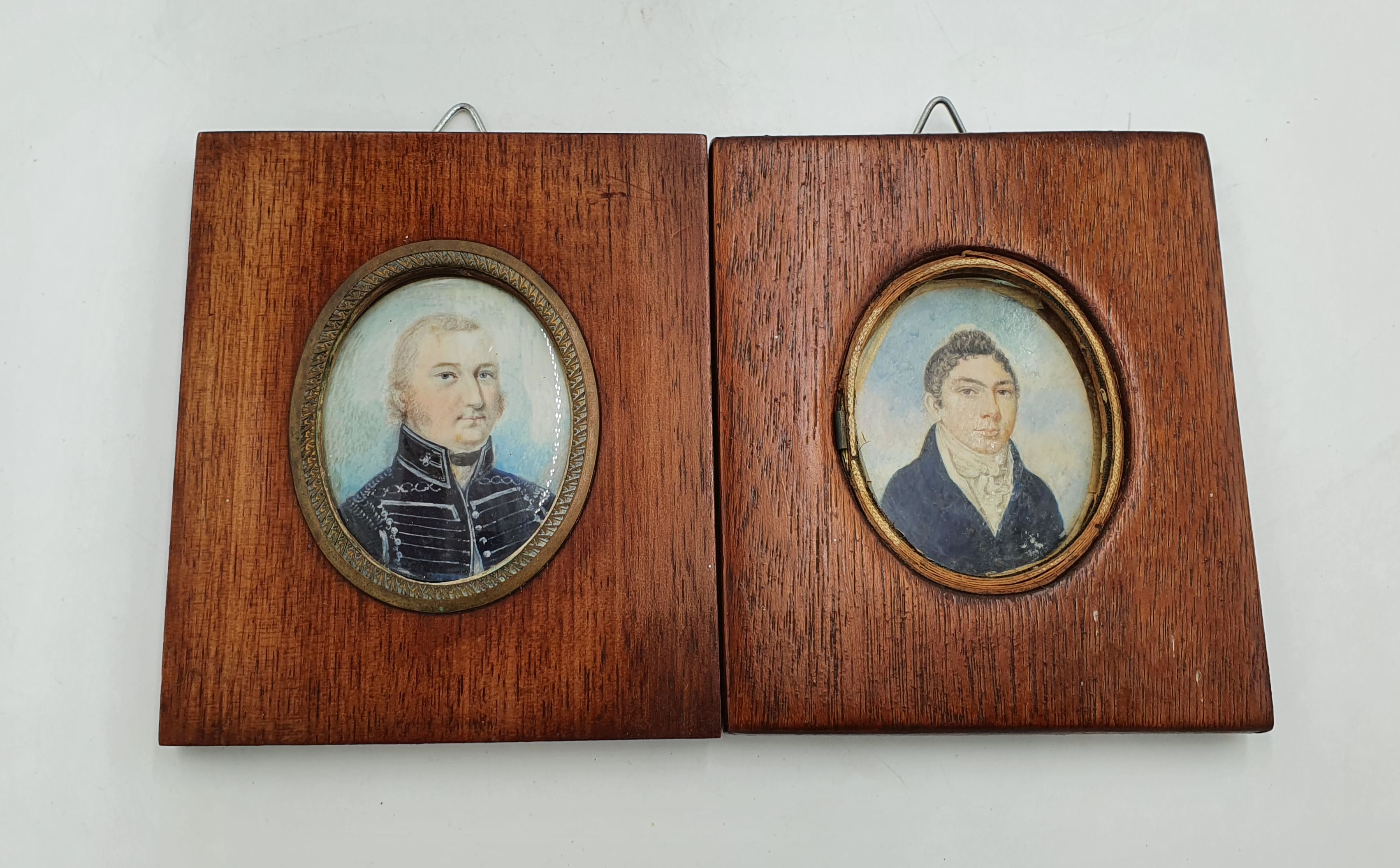 Two 19th Century Portrait Miniatures