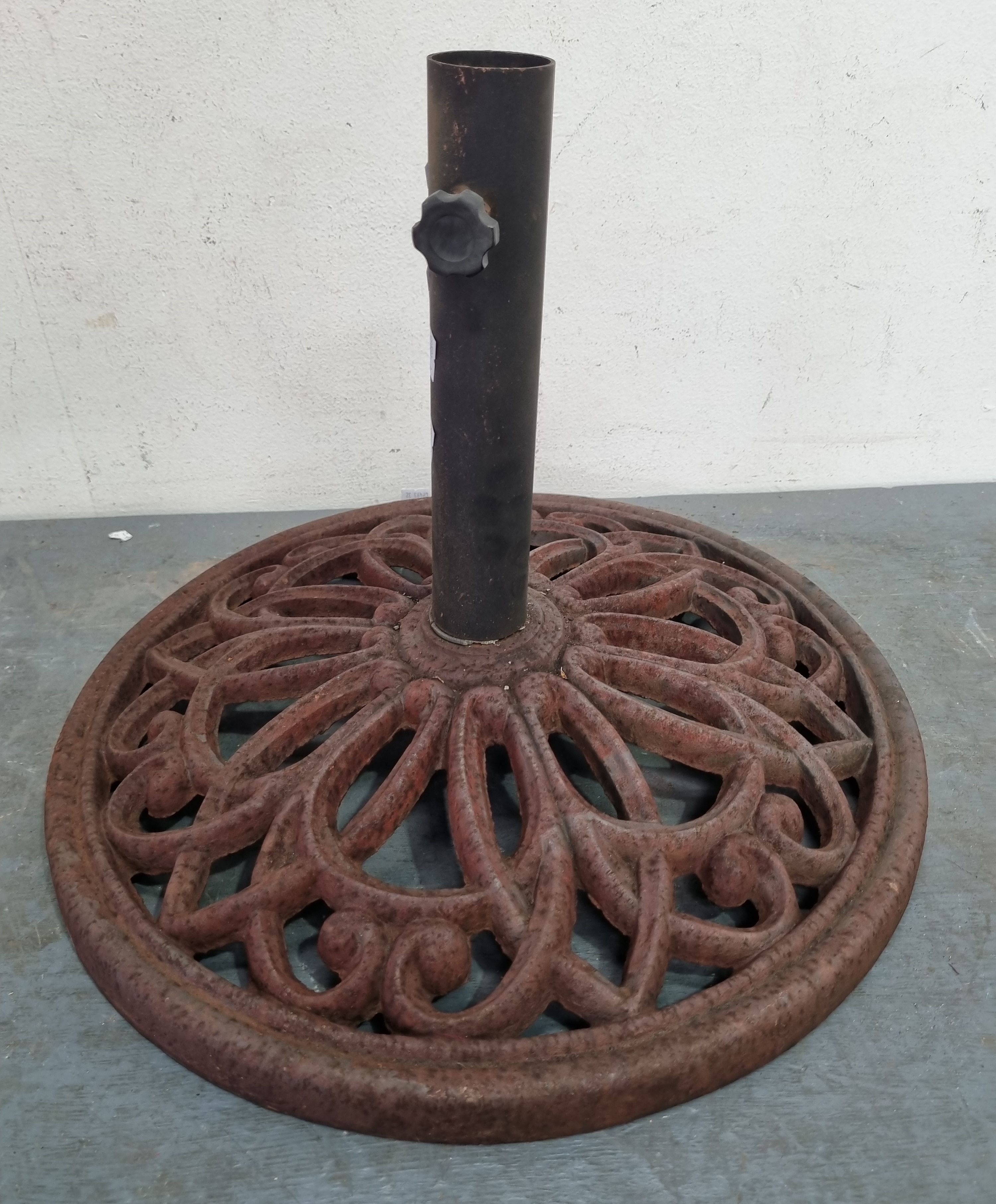 A Cast Metal Umbrella Stand