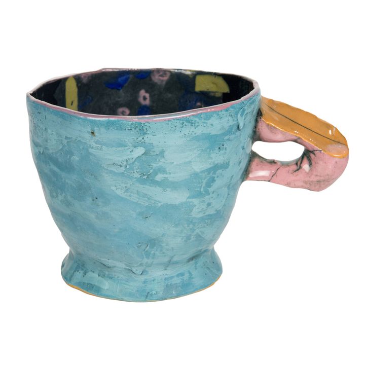 Ceramic Cup, Attributed to Squeak Carnwath