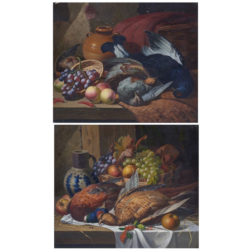 Paintings, Still Lifes of Game and Fruit