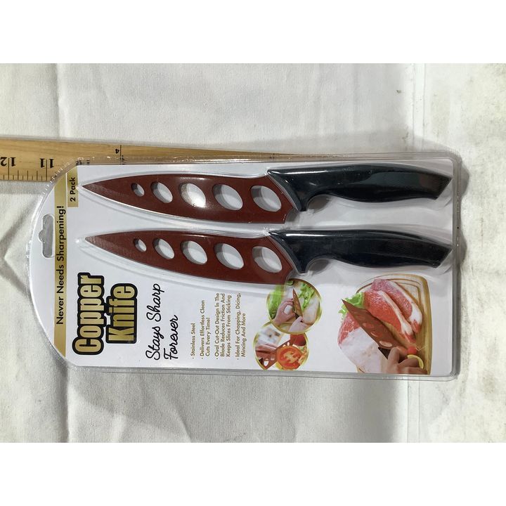 Copper Knife 2pc Stainless Steel Knife Set
