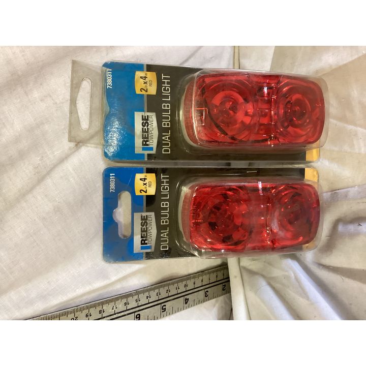 (2) Reese Towpower Dual Bulb Light (2'' x 4'')