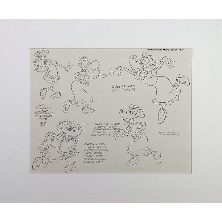 Print and Cel, Pink Panther and Clarabelle Cow