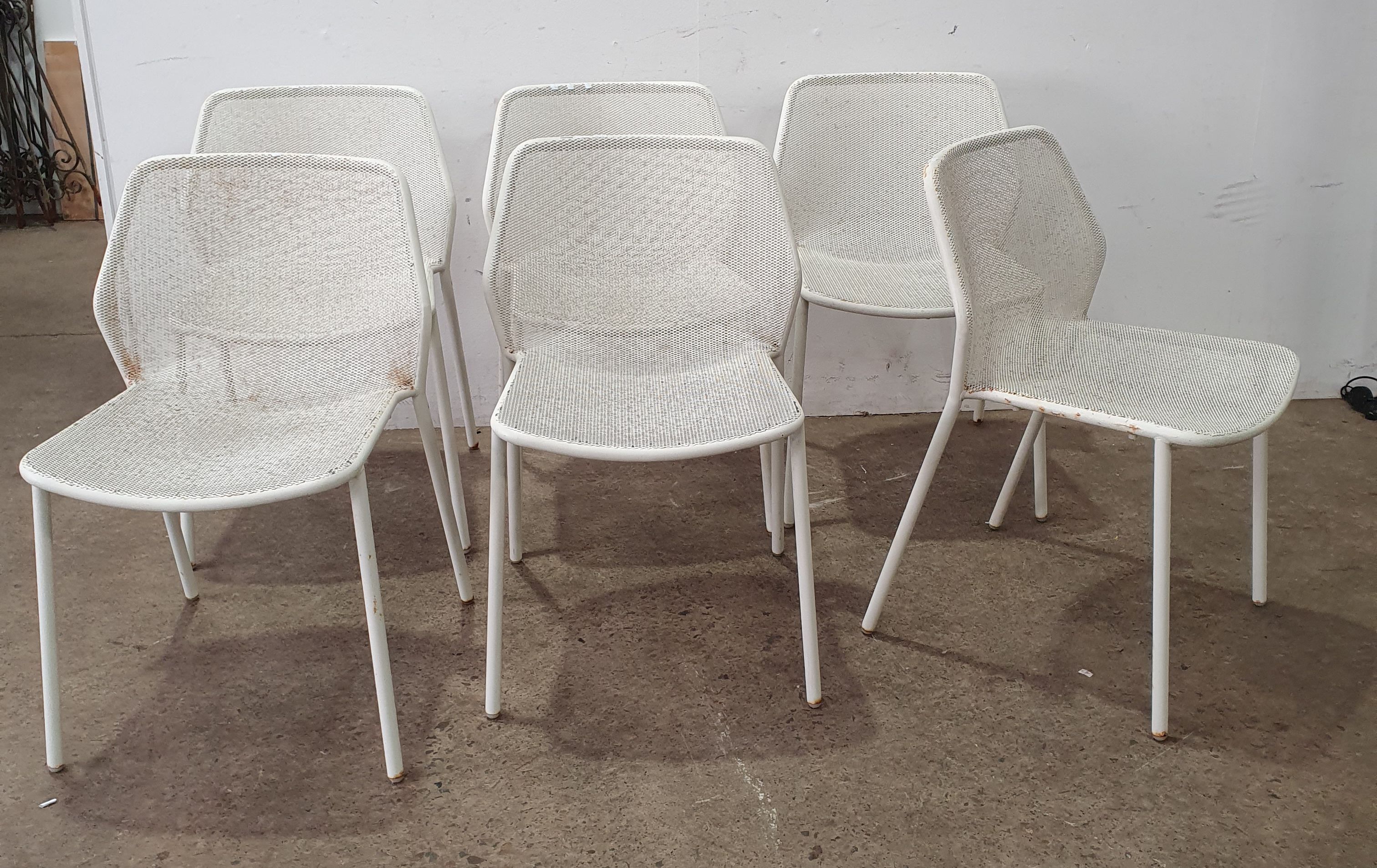 A Group Of Six Emu Chairs
