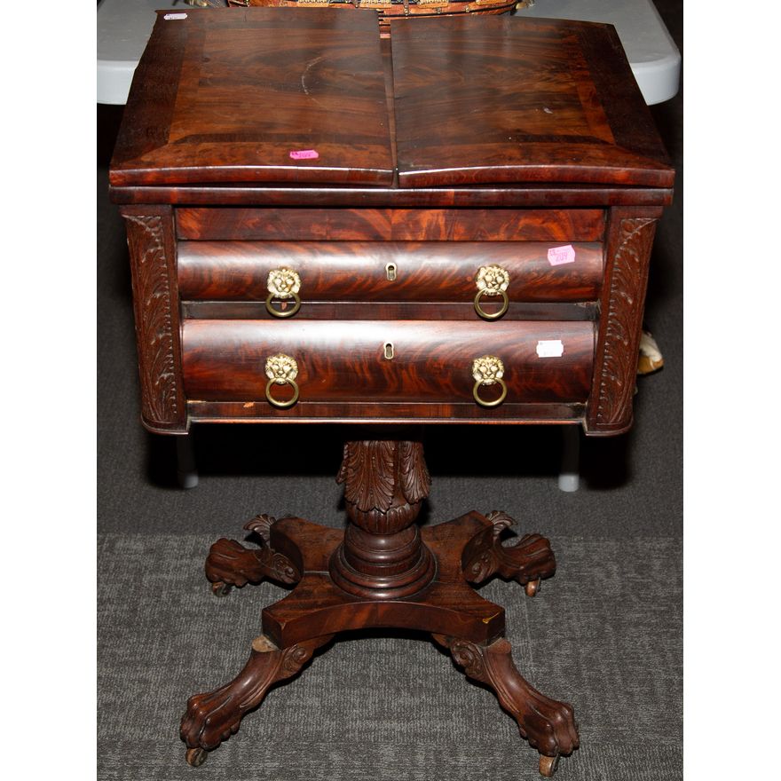 American Classical Mahogany Work Table
