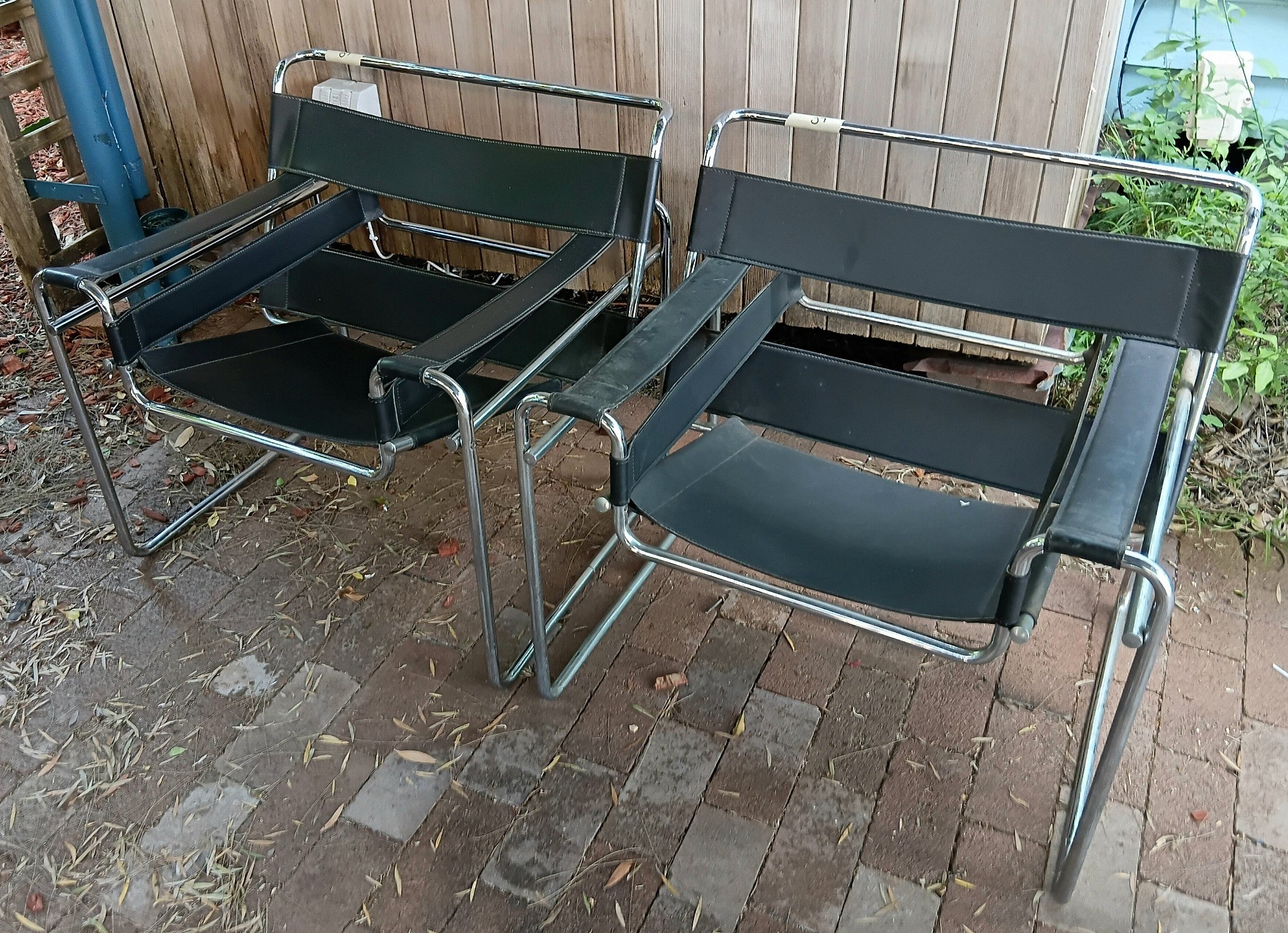 A Pair Of Wassily Replica Chairs