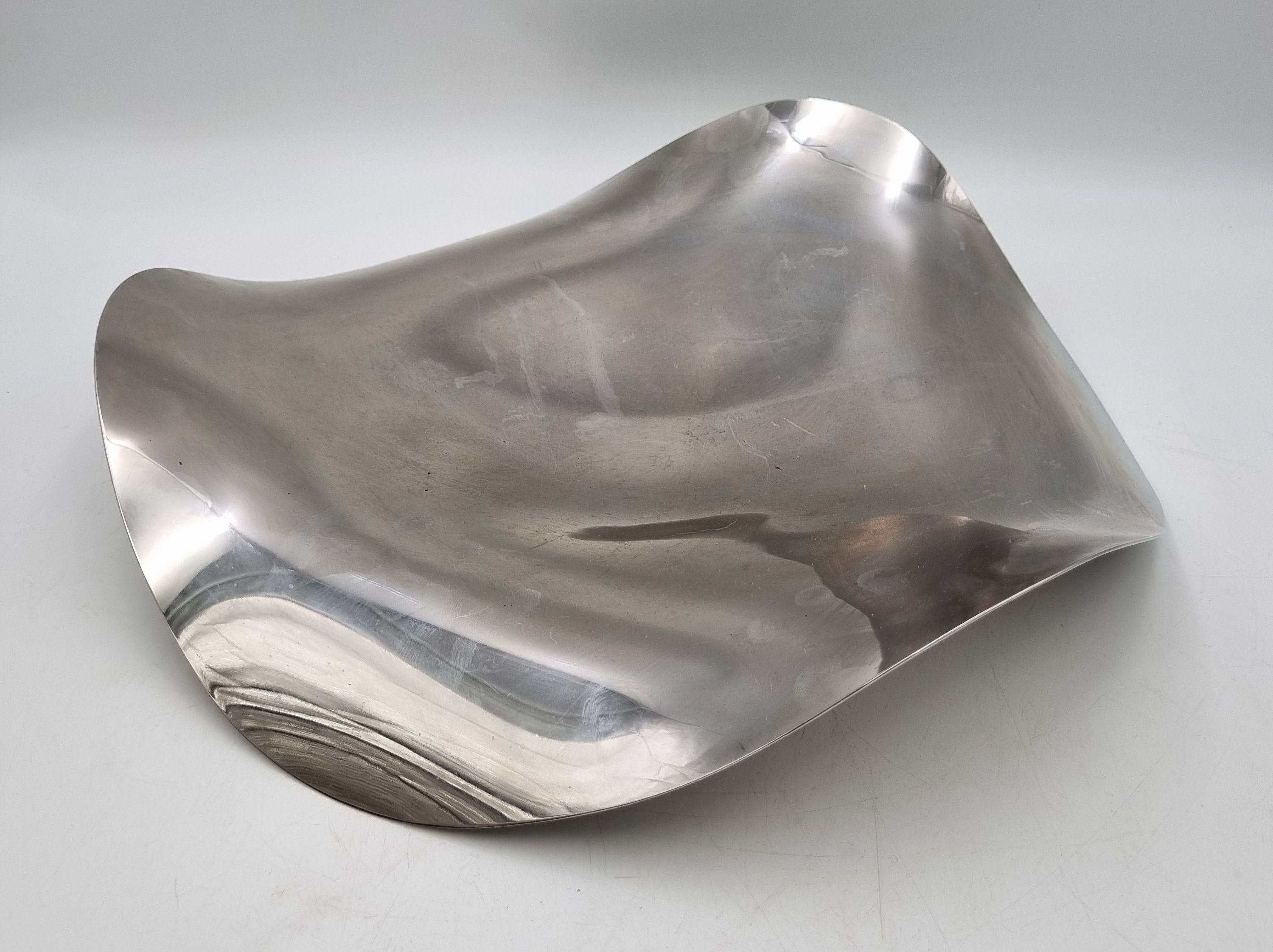 605 · A GEORG JENSEN WAVE FRUIT BOWL