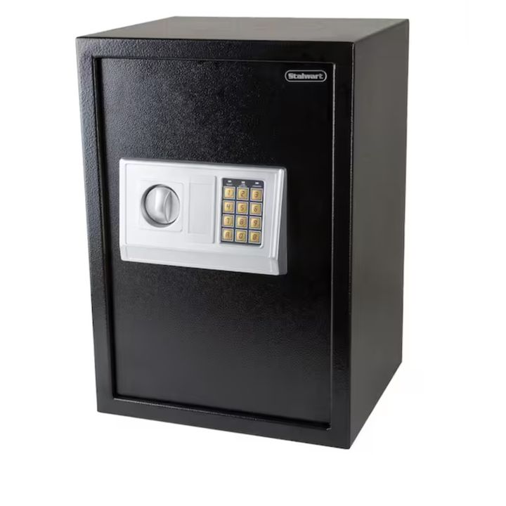 Stalwart 1.85 cu.ft Electronic Extra Large Safe- Black 14'' L x 12'' W x 20'' H
