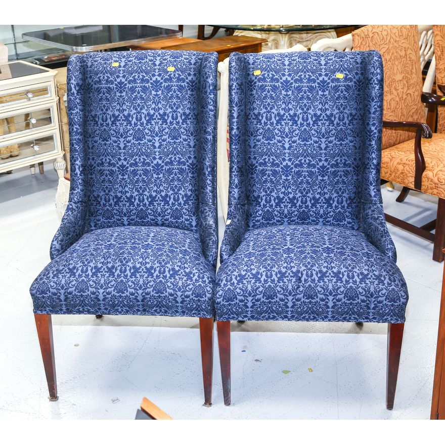 A Pair of Art Deco Style Side Chairs