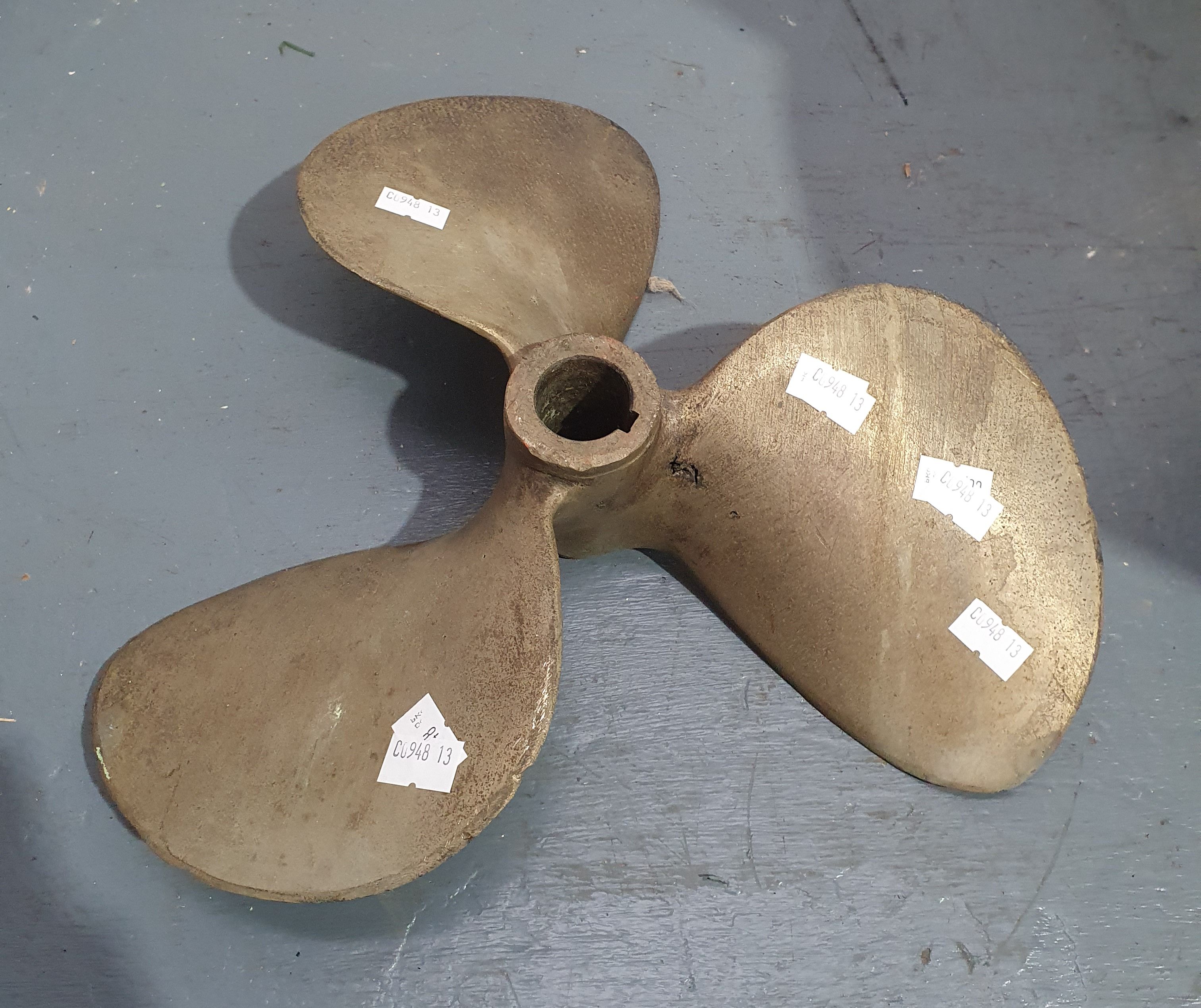 A BRASS PROPELLER