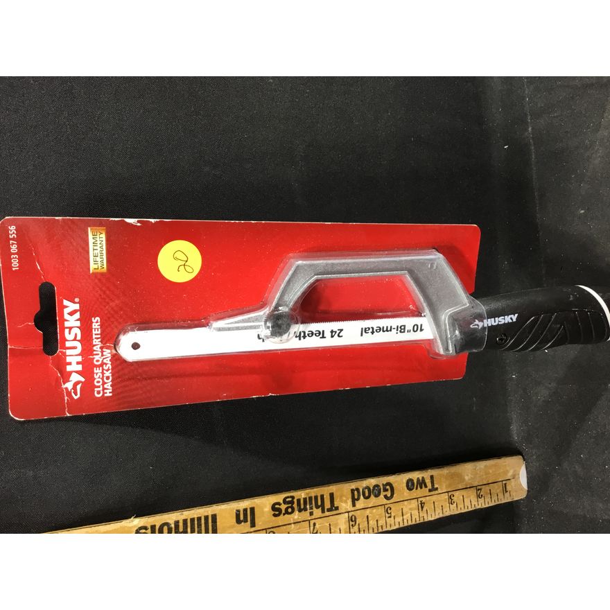 Husky Close Quarters Hacksaw 10" Bi-Metal