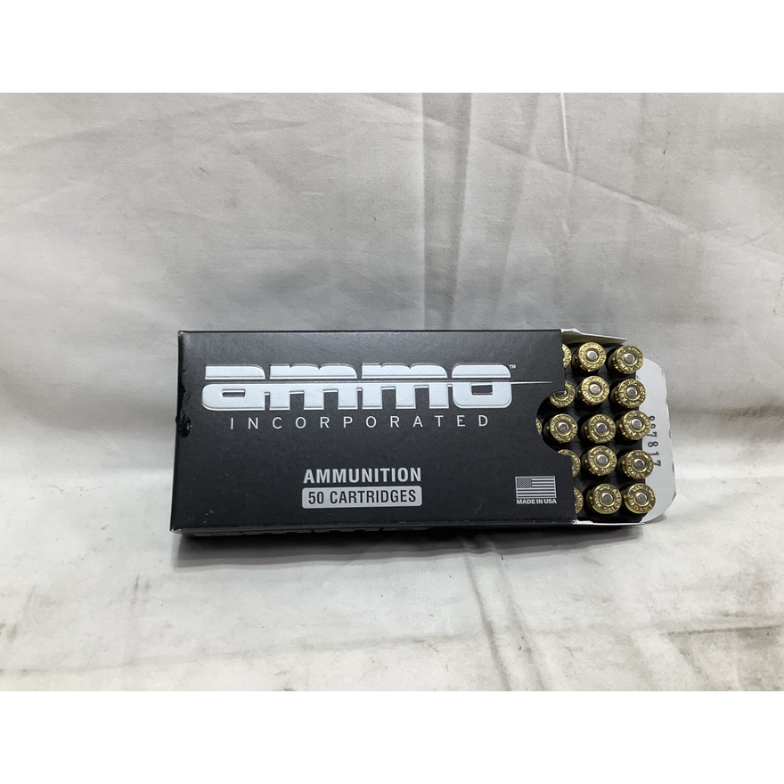 Ammo Incorporated Ammunition, 50 Cartridges- 9mm 124gr JHP Sierra Match Hollow Point