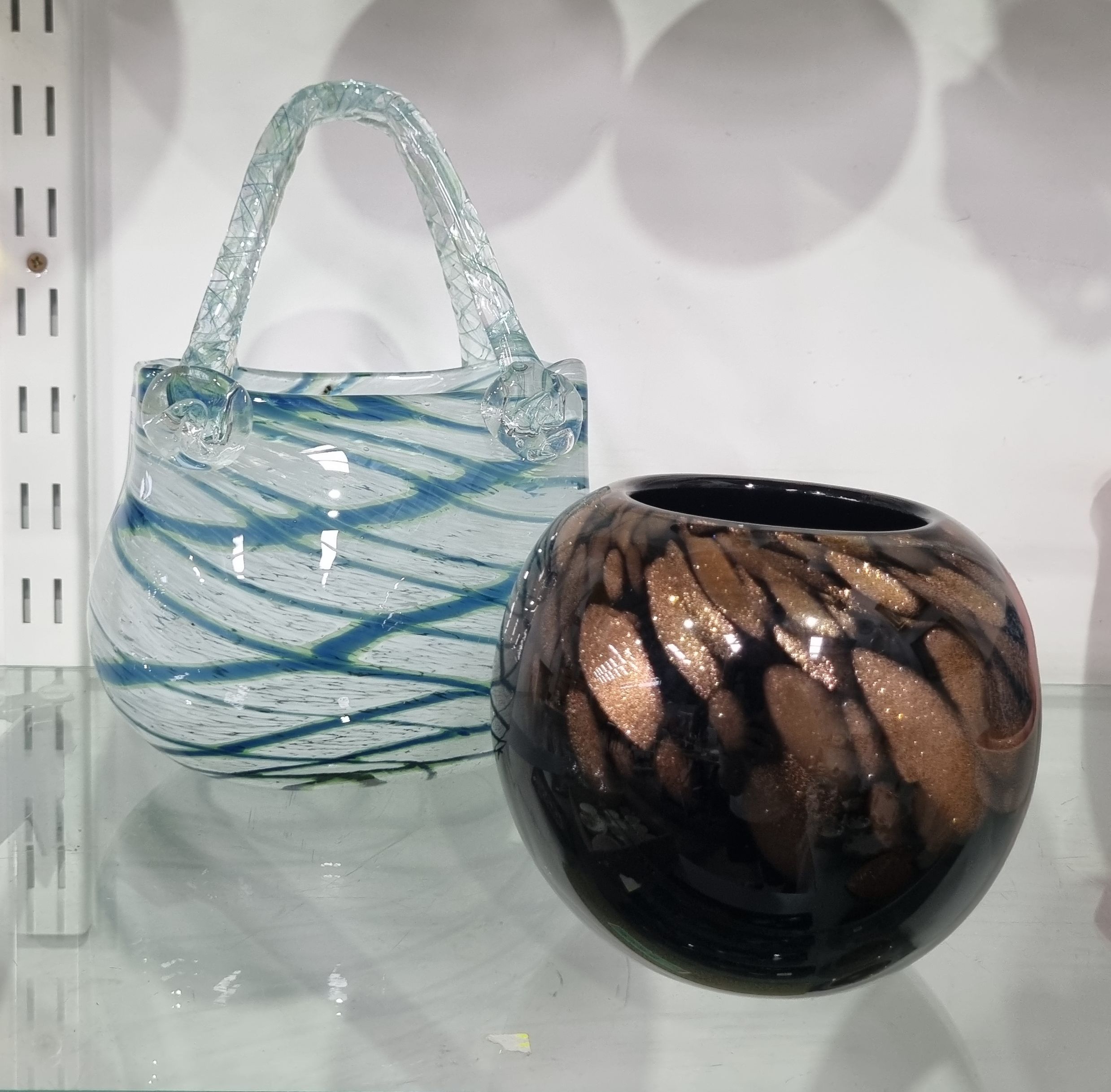 Two Various Art Glass Vases