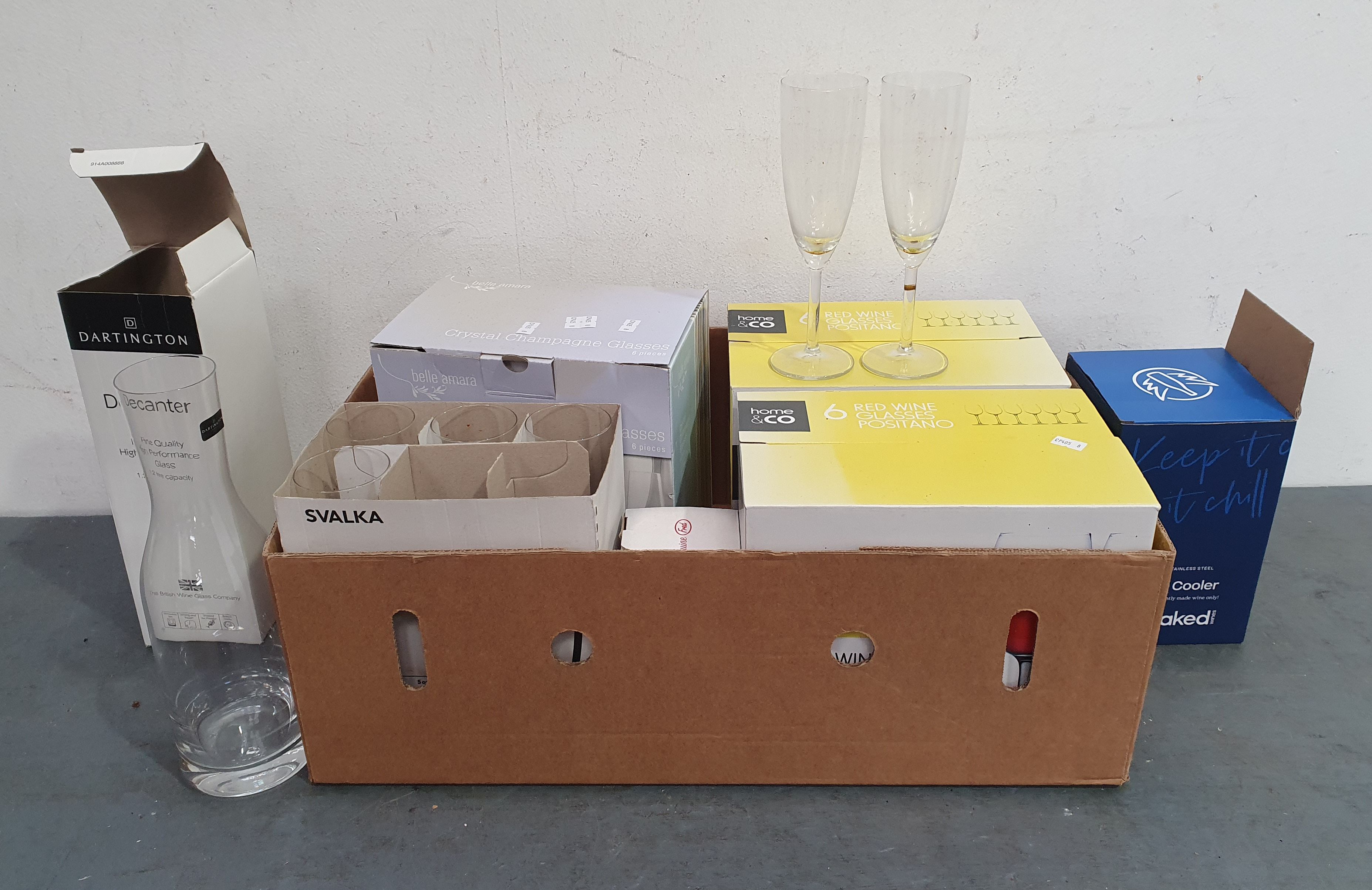 1403 · A GROUP OF GLASSES