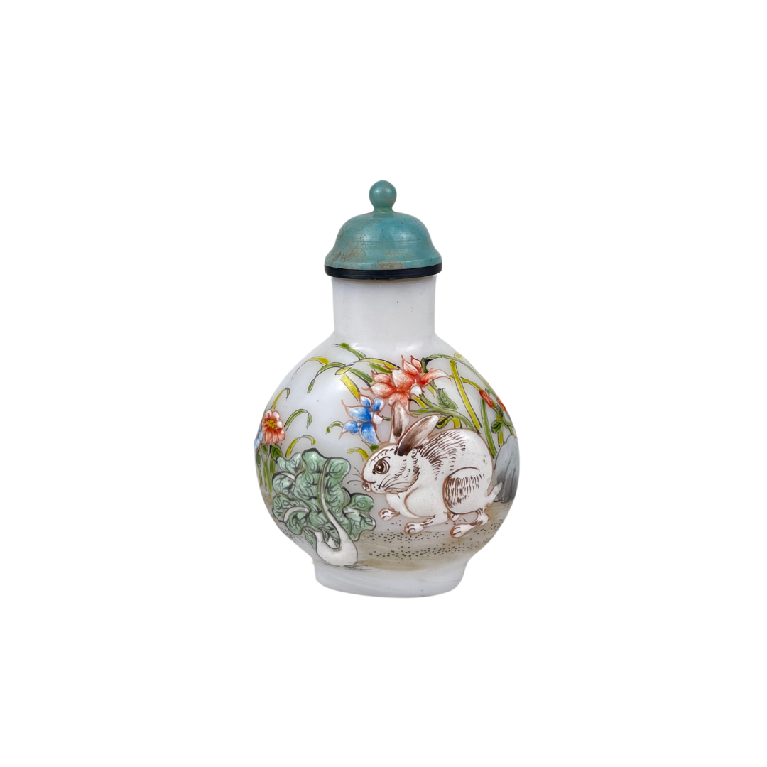 瑠璃鼻炎壺 雍正款琉璃鼻烟壶 GLASS SNUFF BOTTLE | Atasbid