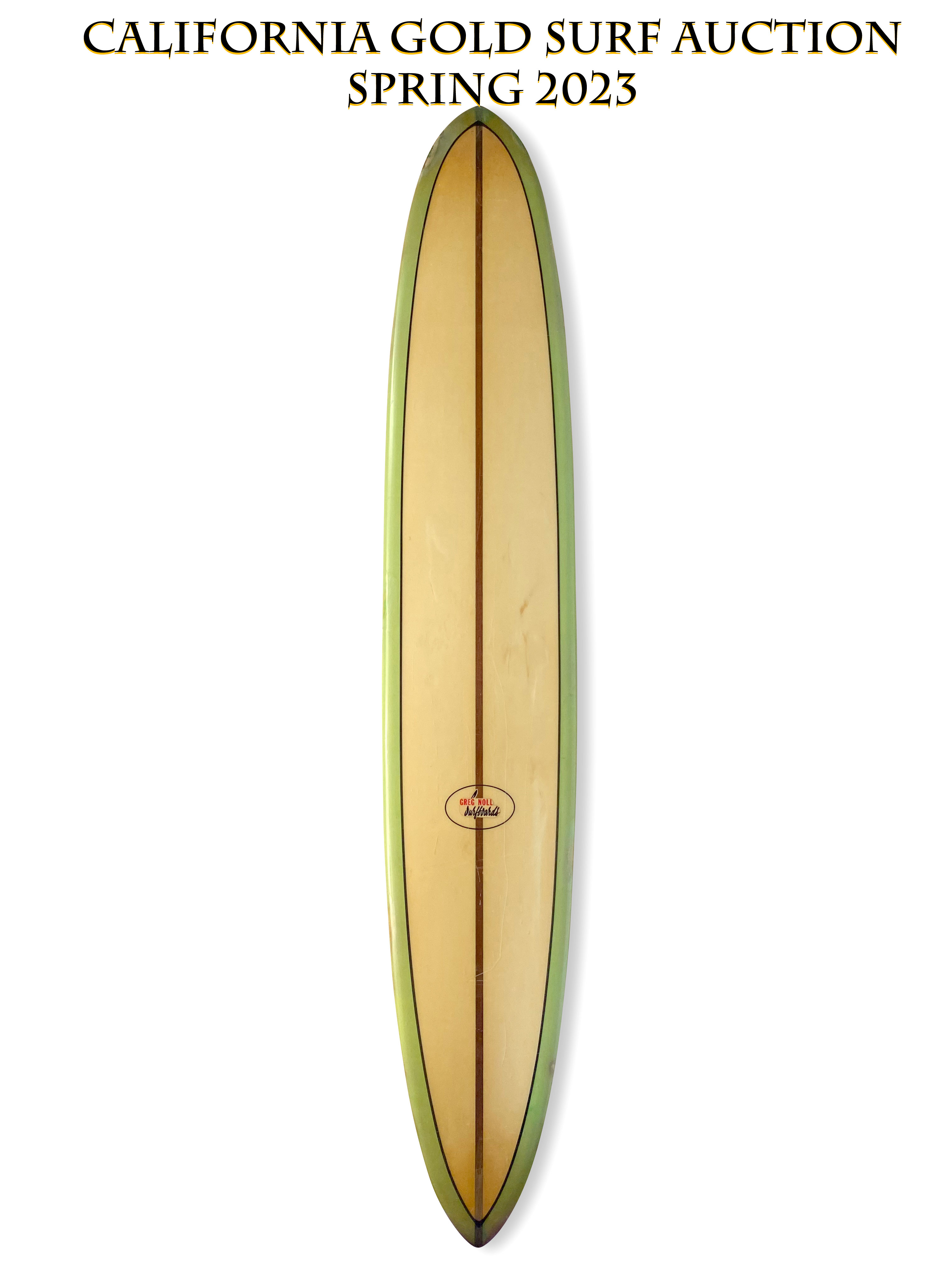 1967 Greg Noll Surfboards Makaha Gun | California Gold Surf Auction