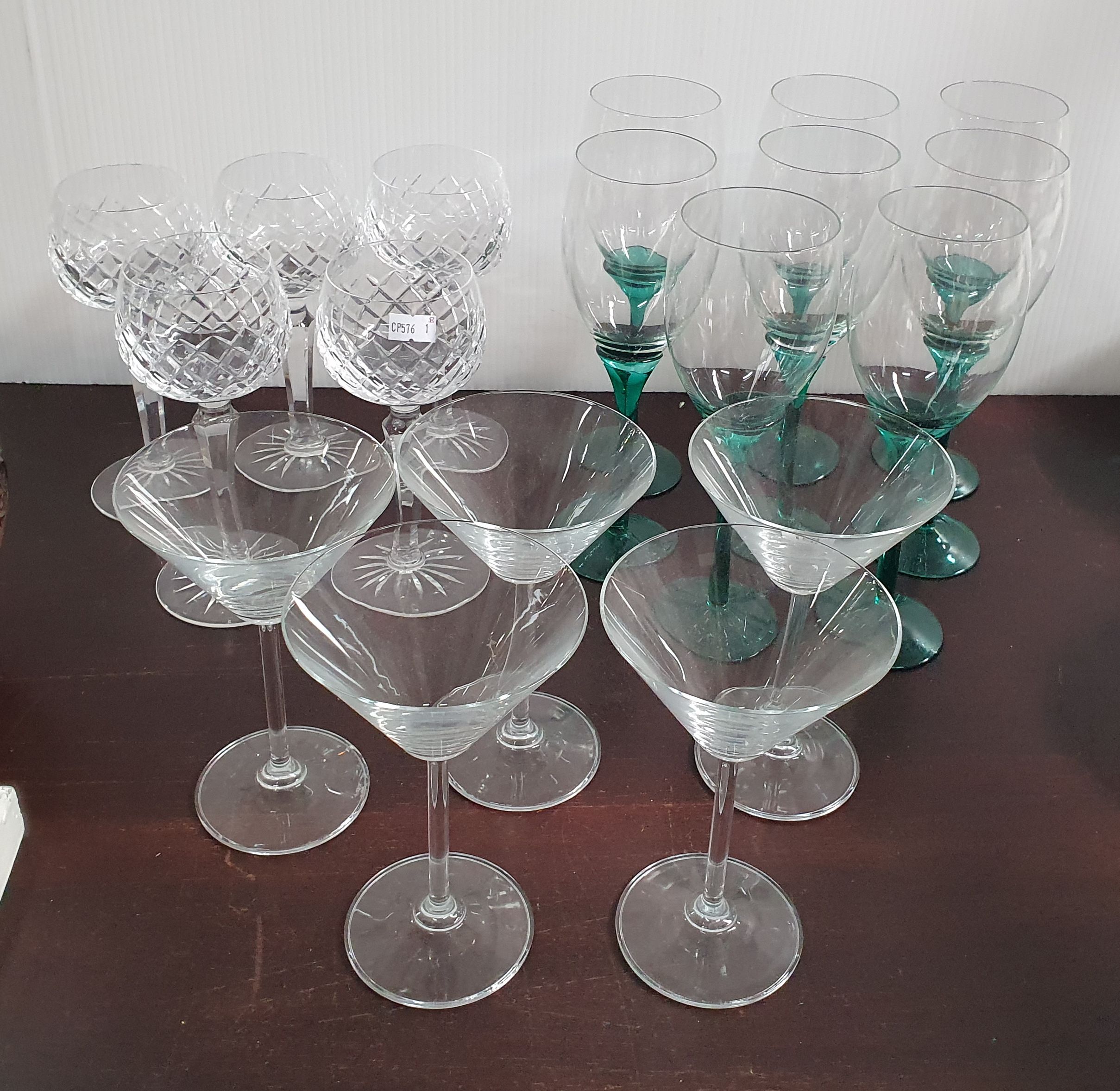 Three Sets Of Stemware