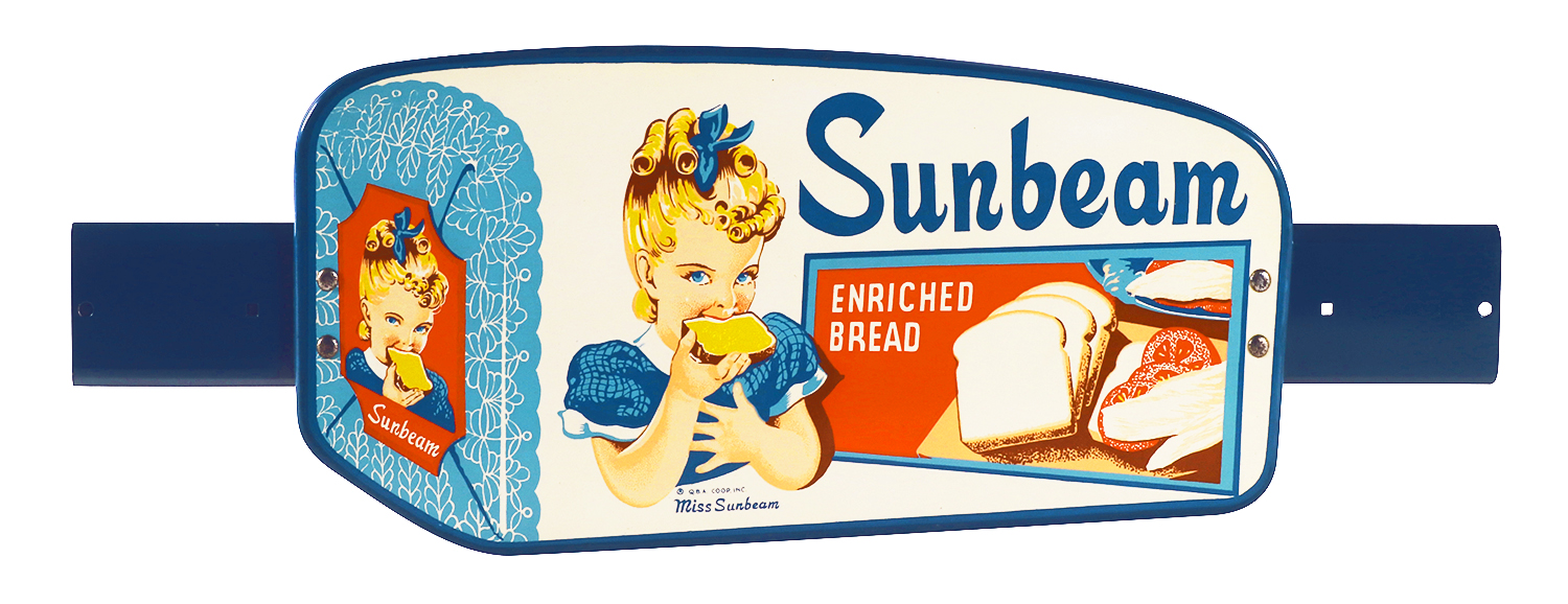 Sunbeam Bread Door Push | Antique Advertising LLC