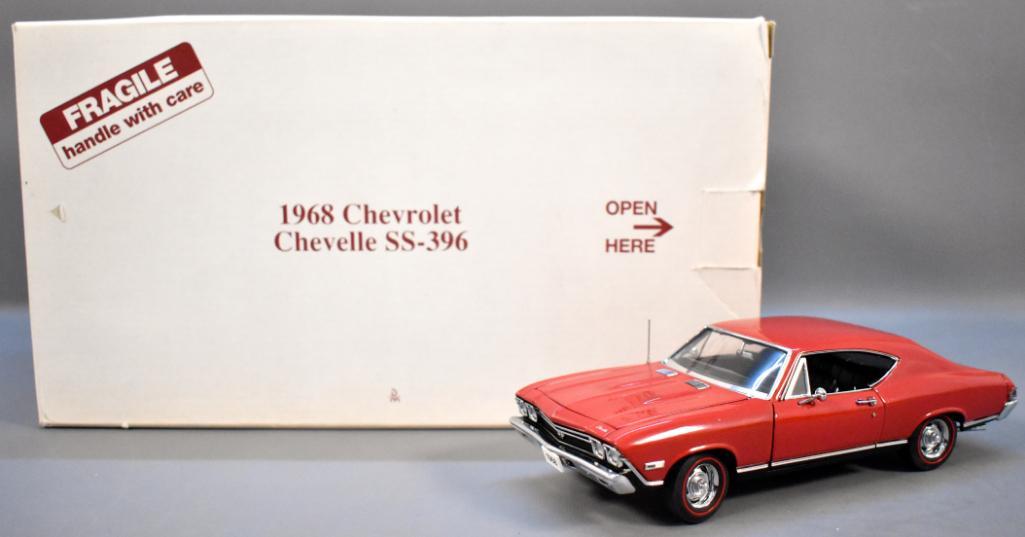 Danbury Mint 1968 Chevrolet Chevelle Hardtop SS396 Red Original Box