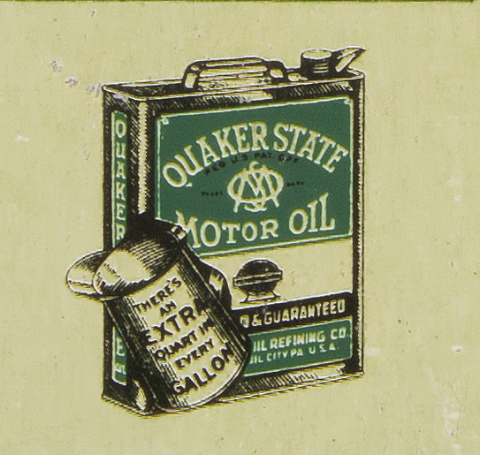 1968 Ad Motor Oil Quaker State Cans Tire Chain Ephemera Print Advertisement