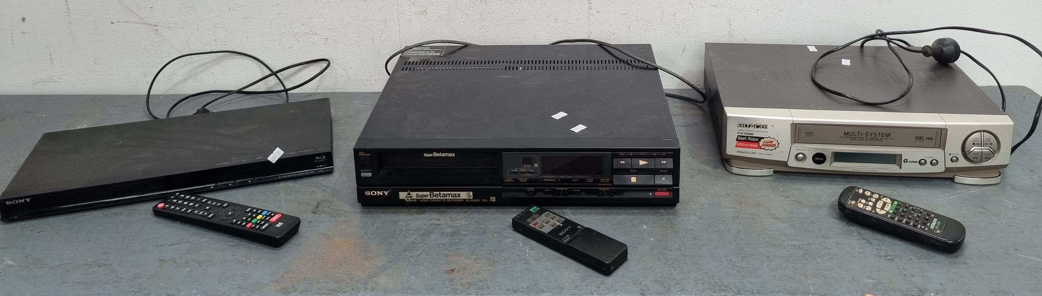 A SONY BETAMAX PLAYER