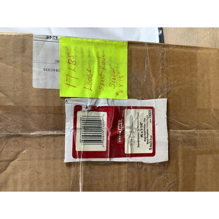 Crown Bolt #6 x 1-1/4" 17lb Box of Drywall Screws