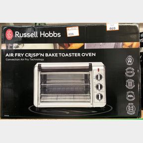 RUSELL HOBBS AIR FRY CRISP'N BAKE TOASTER OVEN