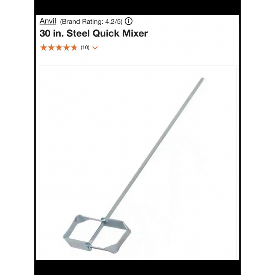 Anvil 30'' Steel Power Mixer