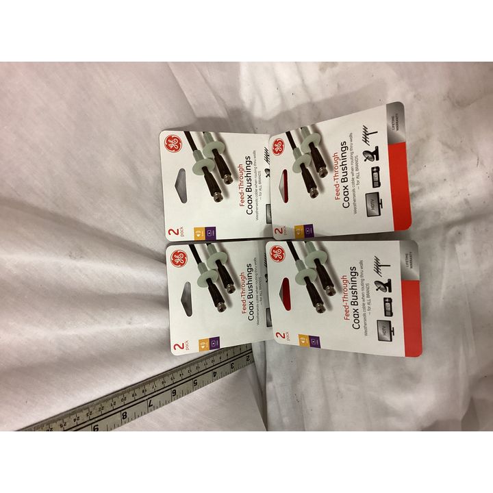 BUYING (4) Feed-Through Coax Bushings- 2pk Each