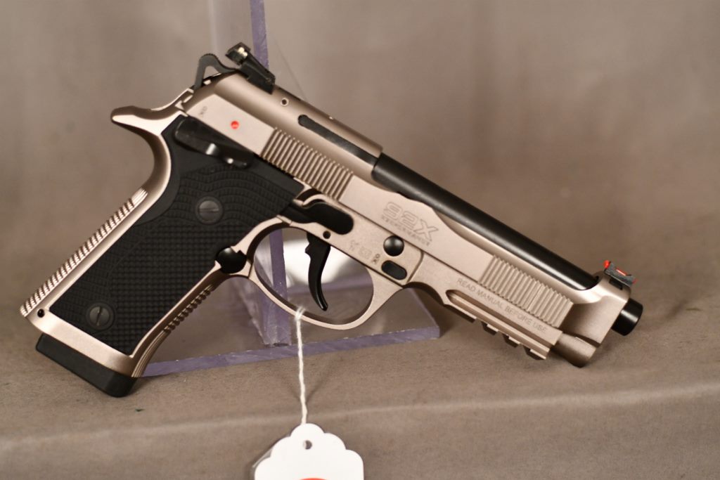 Beretta 92X Performance, 9mm cal. auto pistol, Stainless, 4.9
