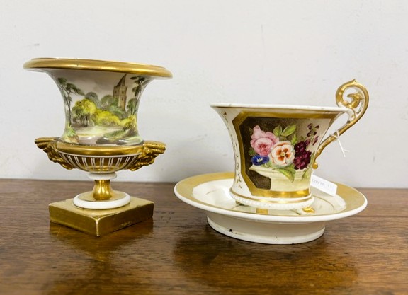 551 · TWO 19TH CENTURY PORCELAIN PIECES