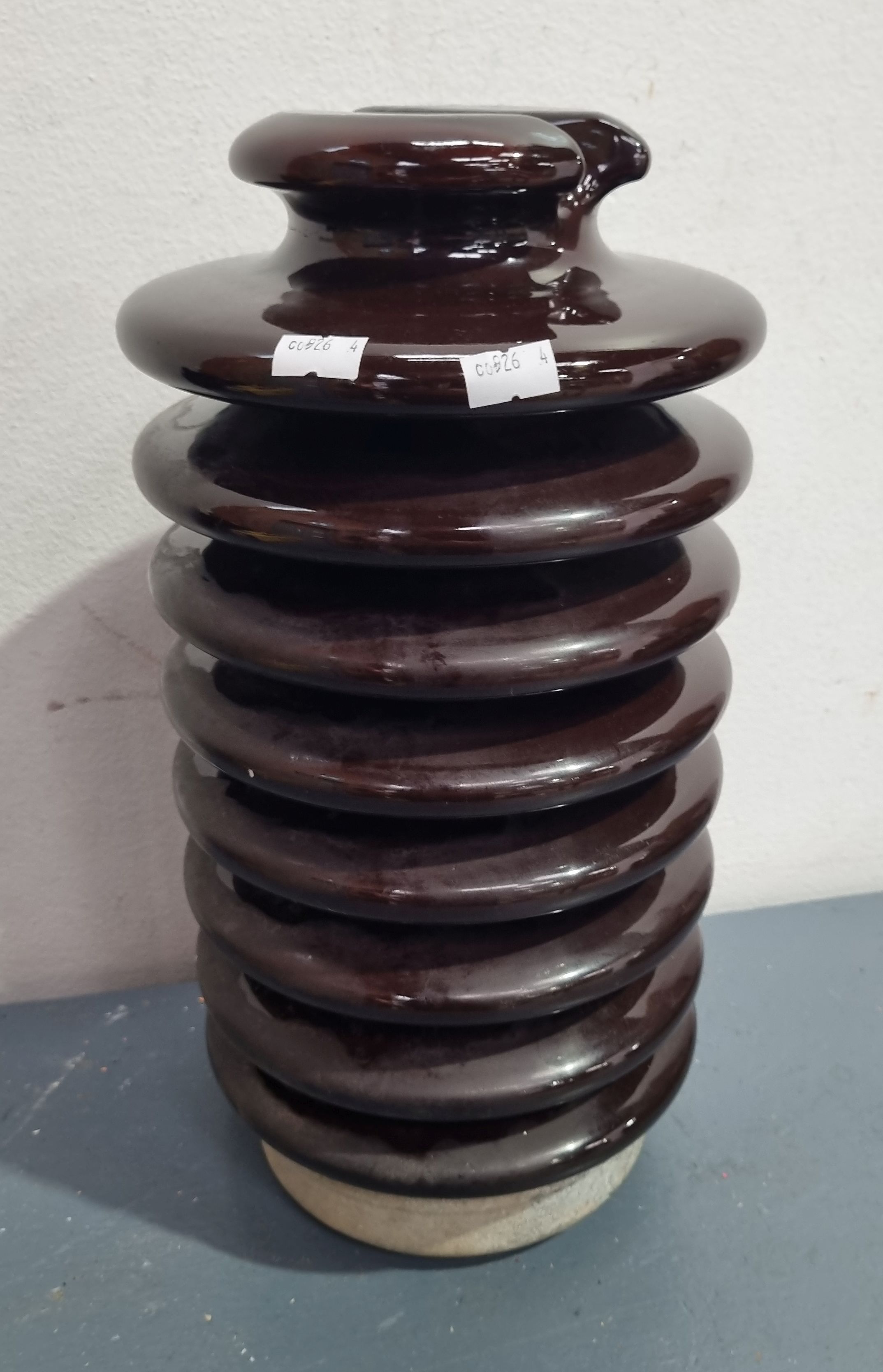 A Vintage Japanese Brown Insulator