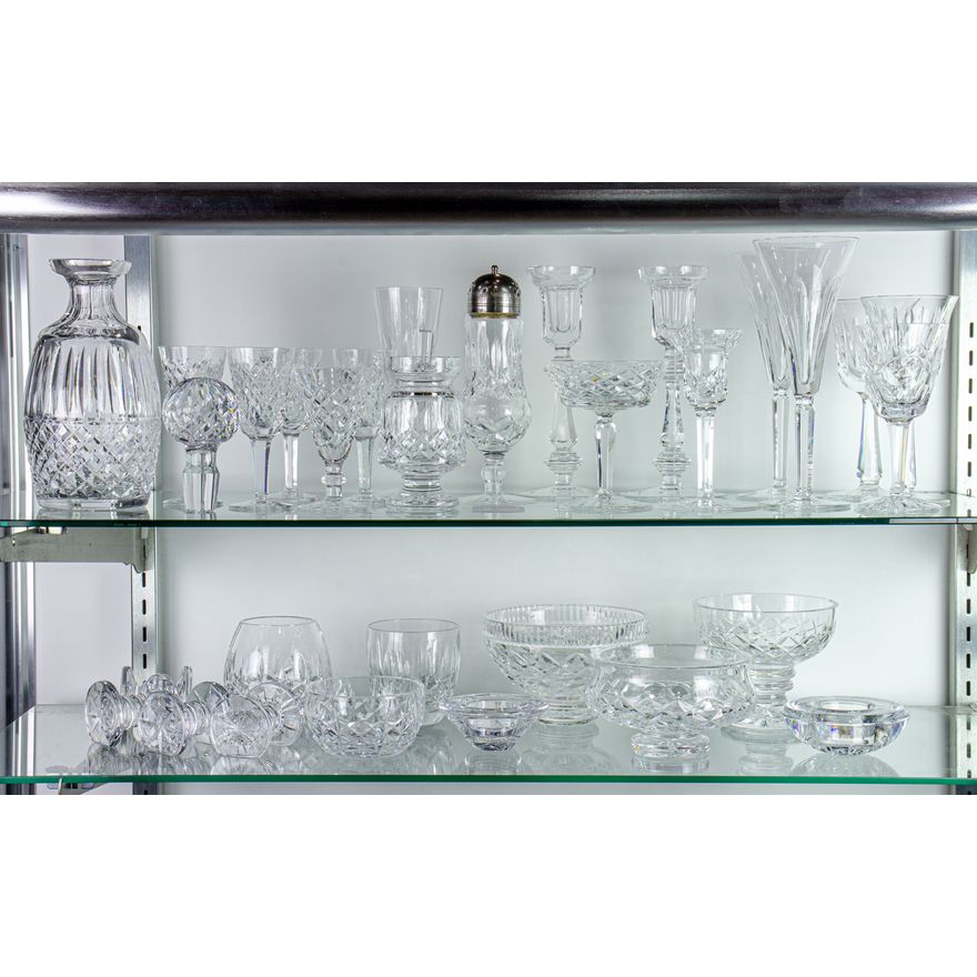 A group of Waterford glass