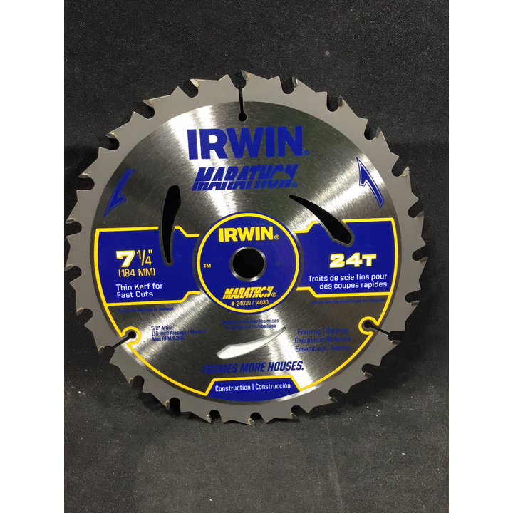 IRWIN Marathon 7-1/4" Saw Blade 24T