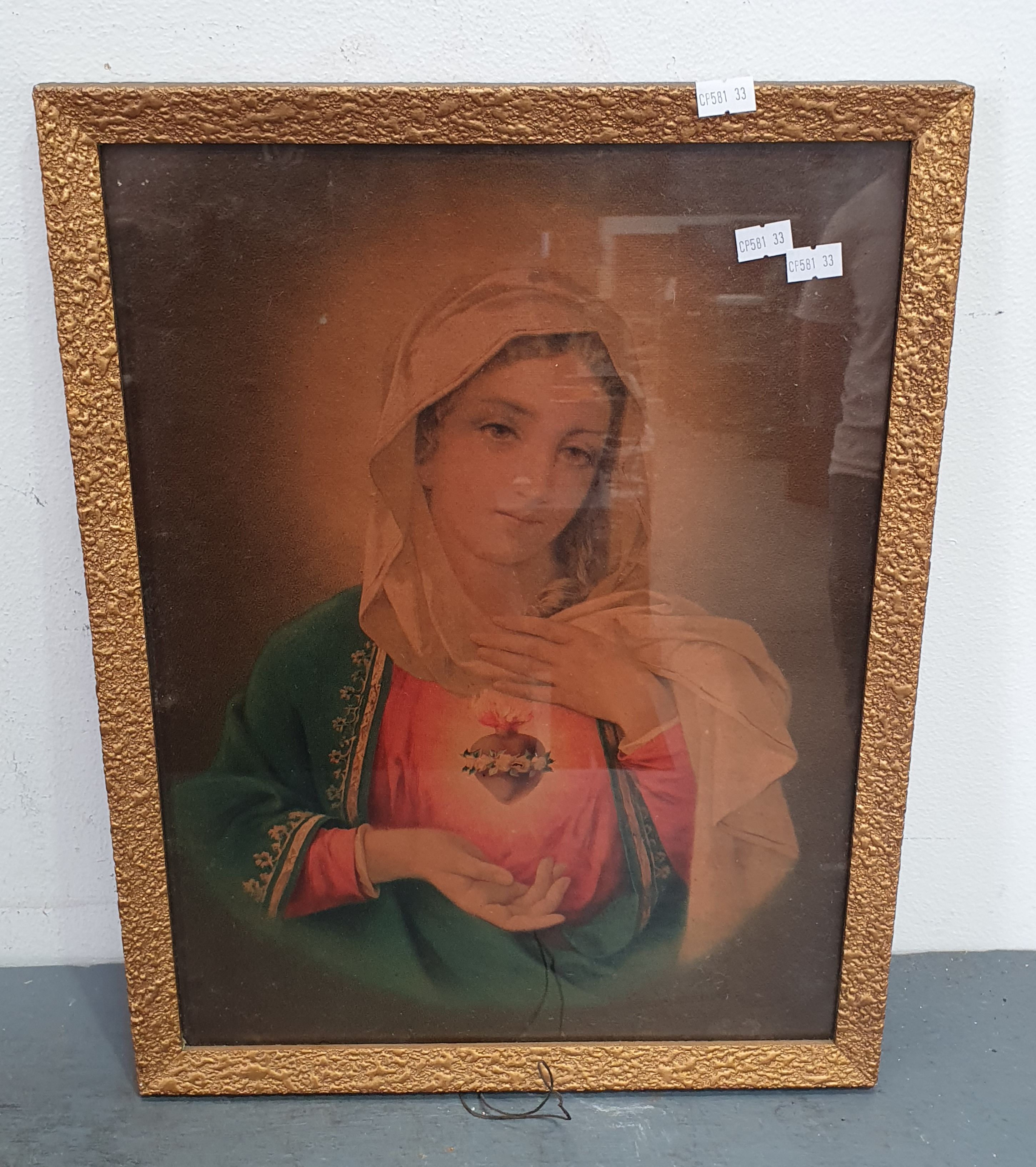 A Framed Mary Print