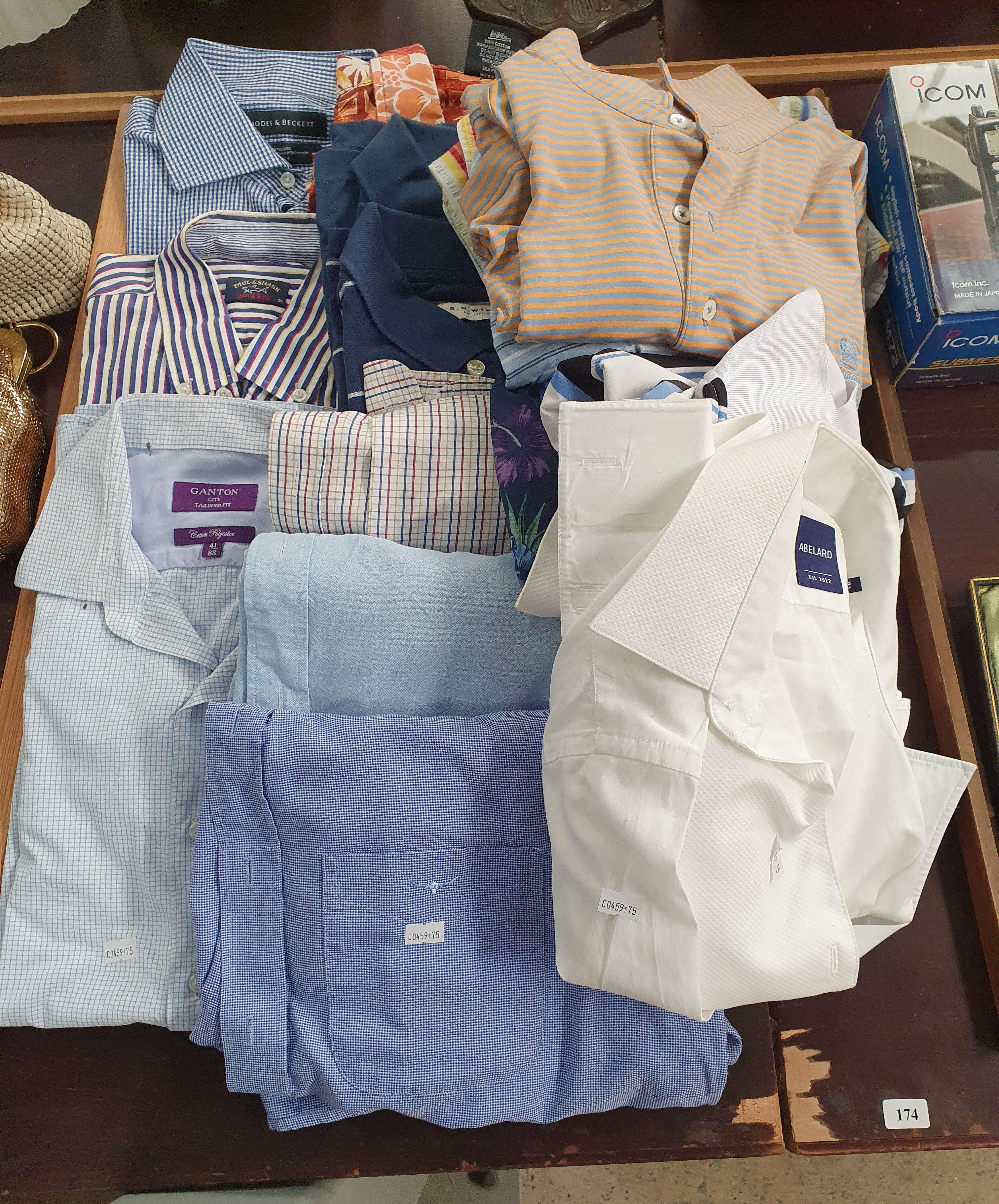174 · A SELECTION OF MENS SHIRTS