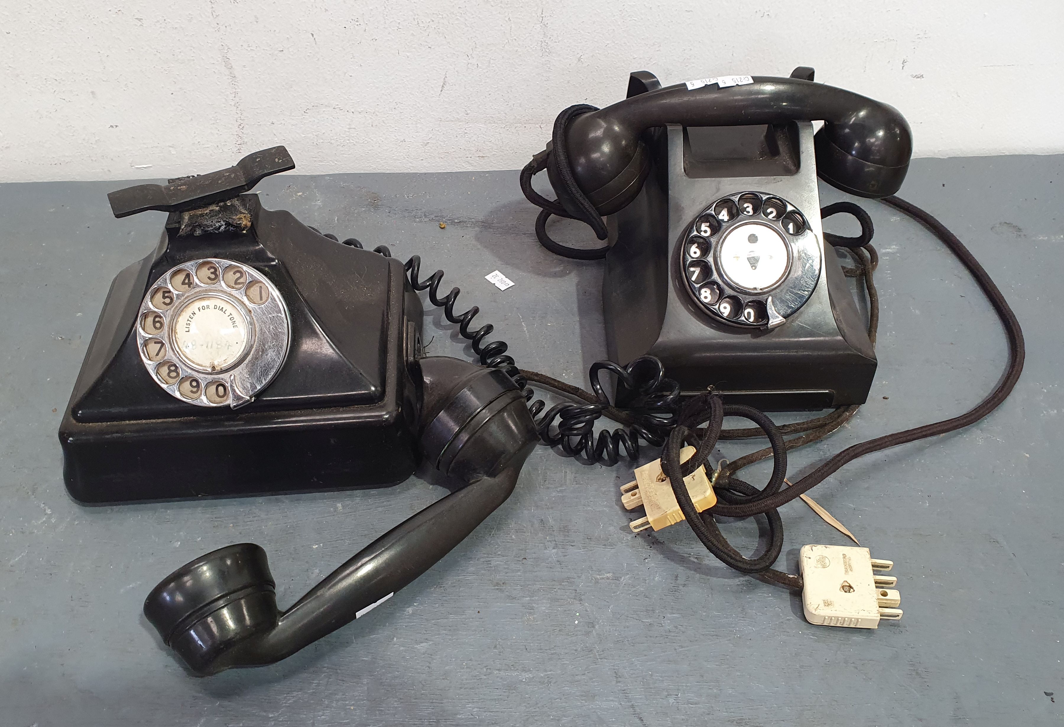 Two Vintage Telephones