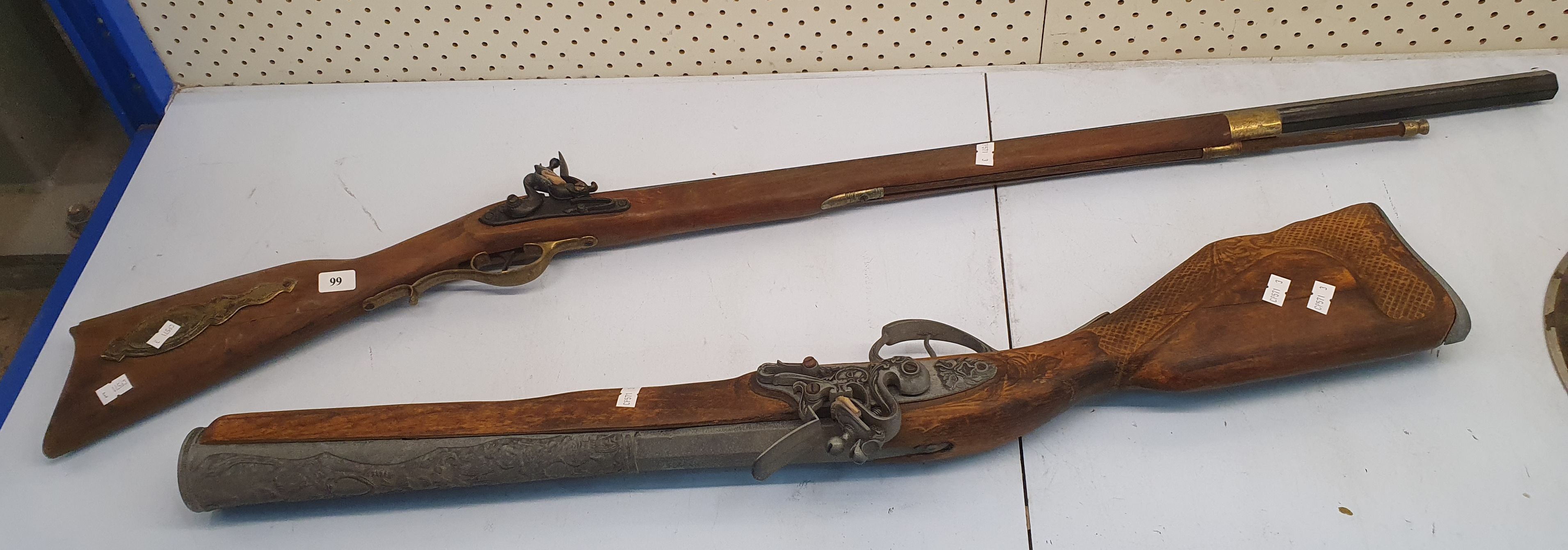 TWO REPLICA RIFLES