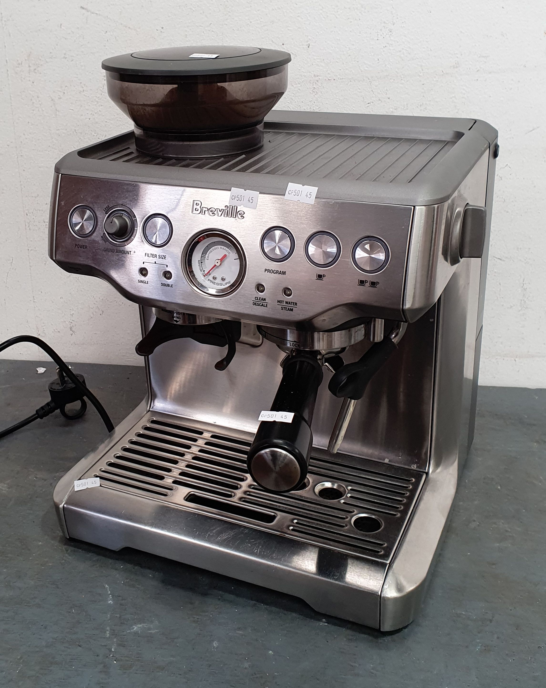 A Breville Coffee Machine