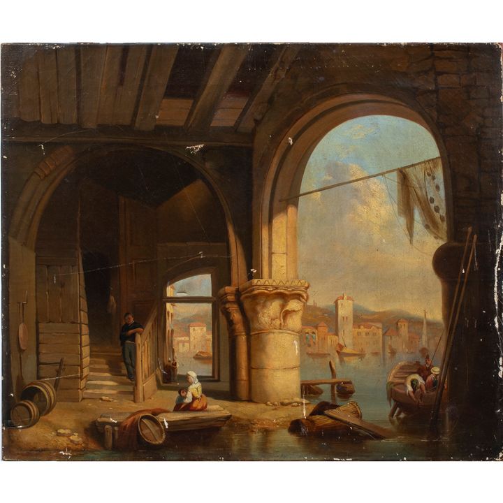 Painting, Attributed to David Roberts